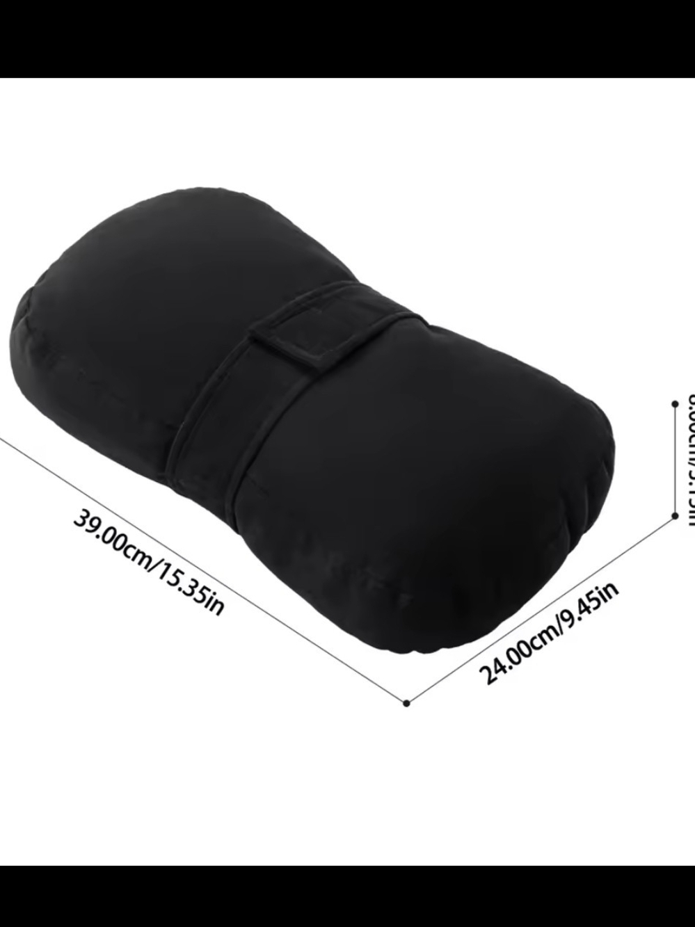 Knee Pillow With Velcro Leg Strap for Side Sleepers - Picture 6 of 8
